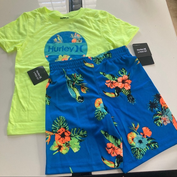 Hurley Other - Hurley colorful active shorts top performance outfit 5034
